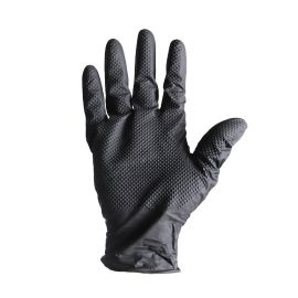 Black Nitrile Gloves 8 mil Industrial Grade