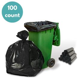 Black Trash Can 100 Liners