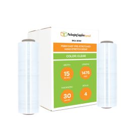 Cast Pre Stretched Hand Stretch Wrap 4 Qty