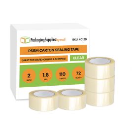 Clear Acrylic Carton Sealing Tape 72 Qty