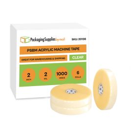 Clear Acrylic Machine Length Tape 6 Qty