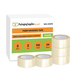 Clear Whisper Tape 24 Qty
