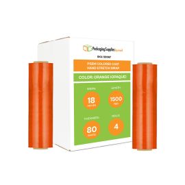 Colored Cast Hand Stretch Wrap Orange 4 Qty