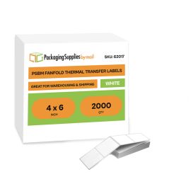 Fanfold Thermal Transfer Labels 2000 Qty