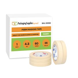 Ivory Masking Tape 36 Qty