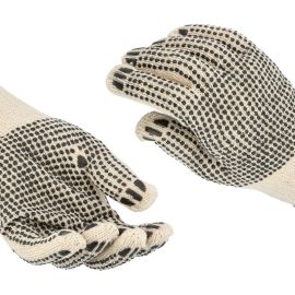 PVC Double Sided Dot Knit Gloves
