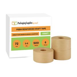 Reinforced Kraft Paper Tape 6 Qty