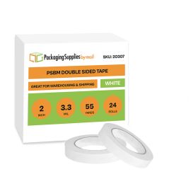 White Double Sided Tape 24 Qty 2 Inch