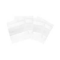 White Block Poly Bags